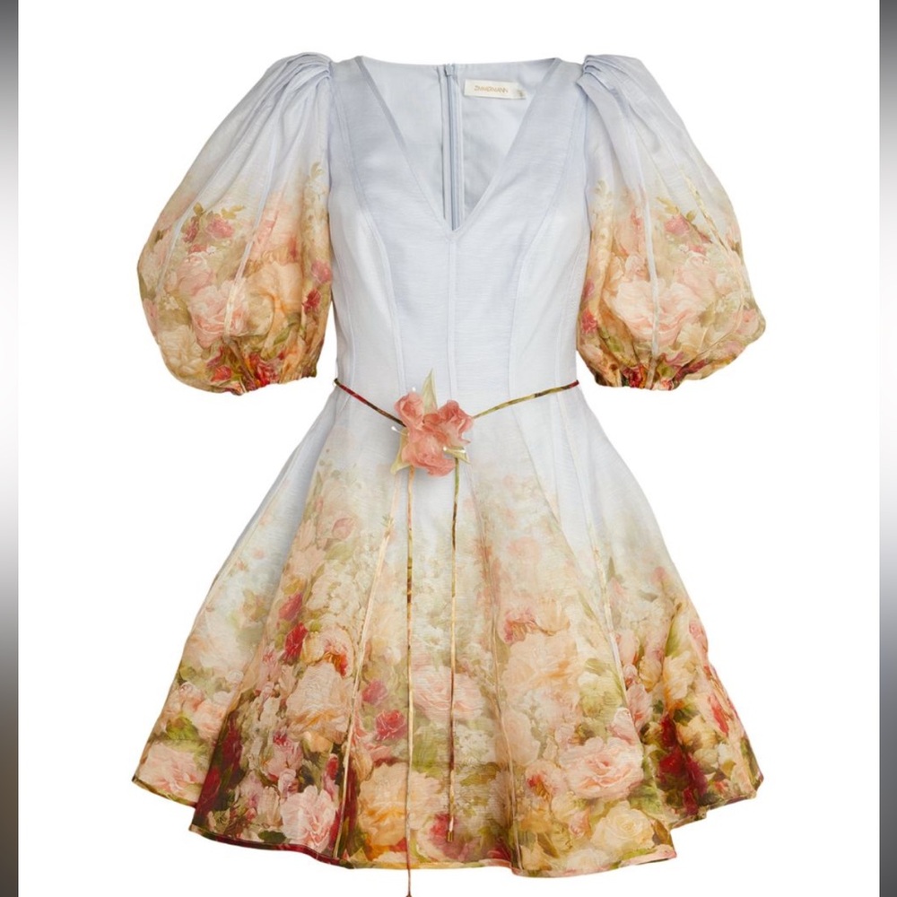 NEW NEVER WORN SOLD OUT ZIMMERMANN
Luminosity Flip floral-print minidress